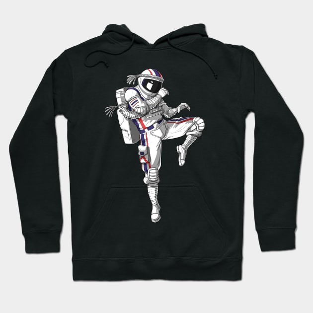 Muay Thai Astronaut Hoodie by underheaven